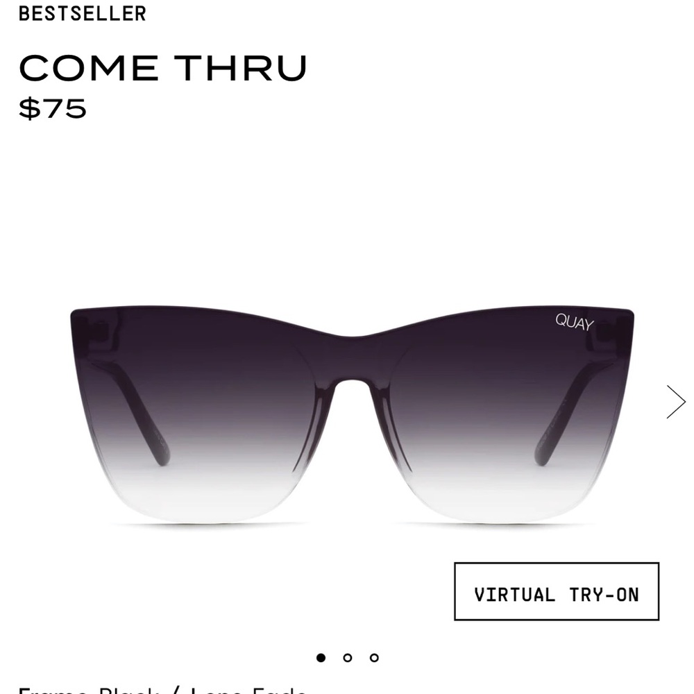 Quay Come Thru Sunglasses NWOT